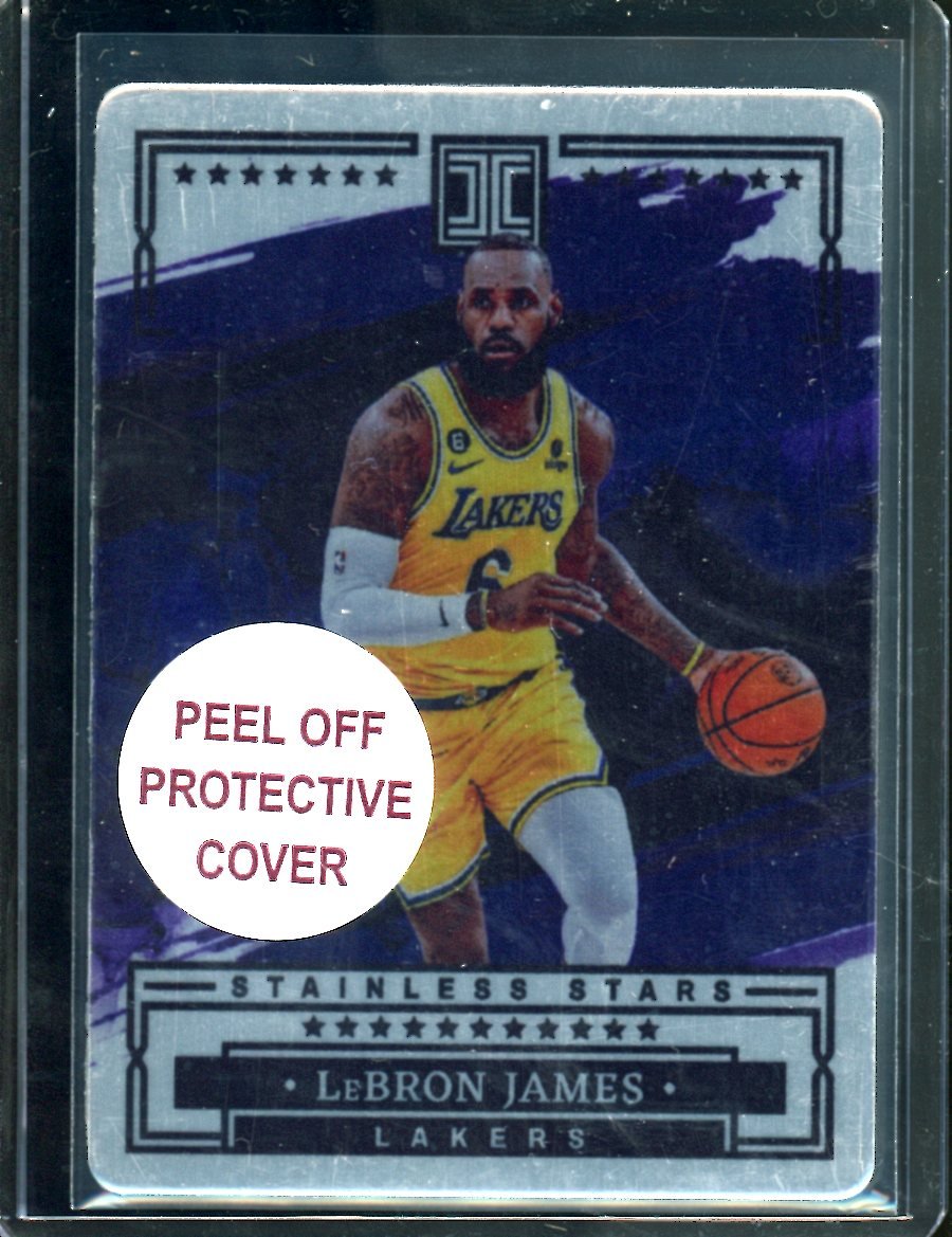 2022/23 Panini Impeccable LeBron James Stainless Stars /49 Lakers