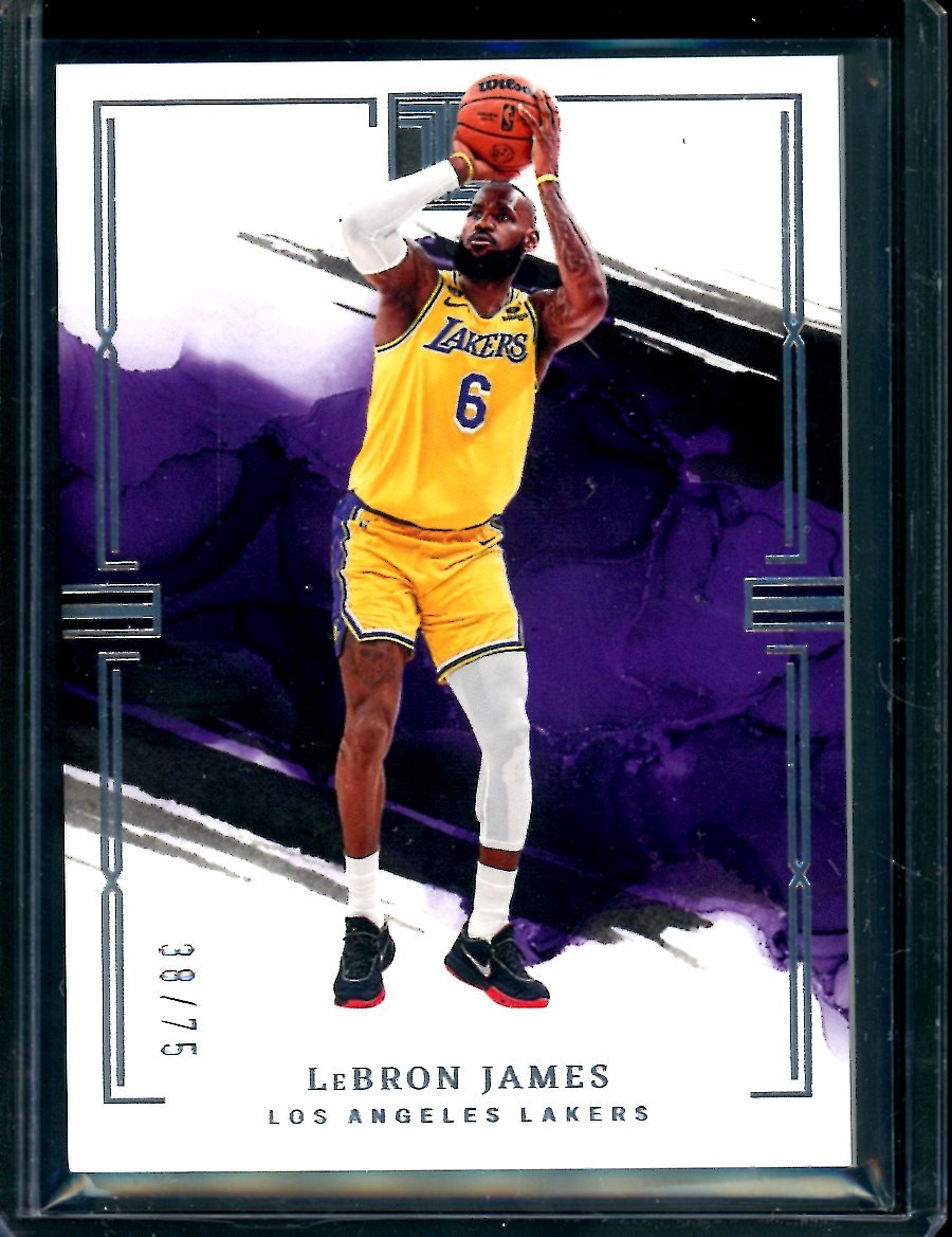 2022/23 Panini Impeccable LeBron James Silver /75 Lakers