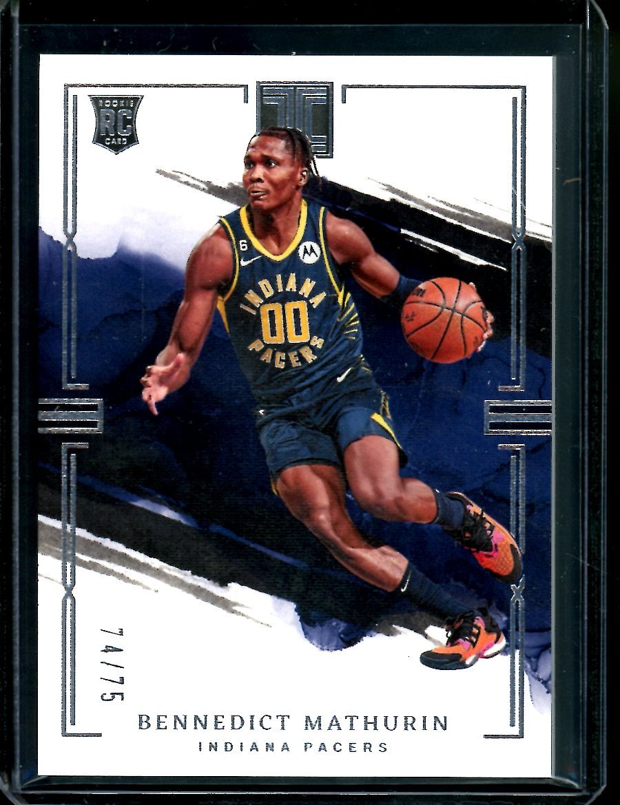 2022/23 Panini Impeccable Bennedict Mathurin Rookie /75 Pacers