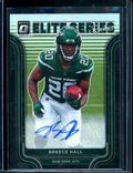 2022 Panini Optic Breece Hall Rookie Elite Series Auto /99 Jets