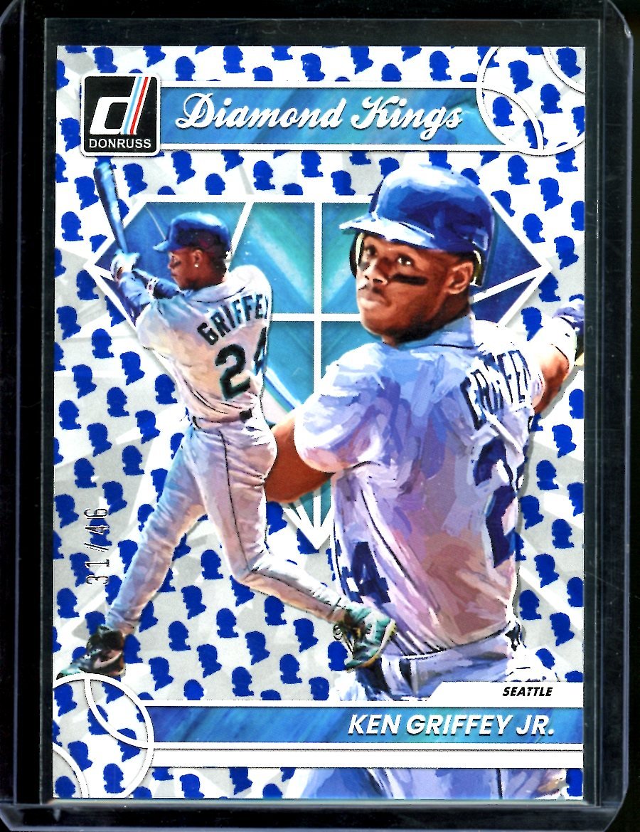 2023 Panini Donruss Ken Griffey Jr. Diamond Kings Pesidential /46 Mariners