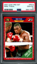 2021 Leaf Pro Set Mike Tyson Pro Set Champion PSA 10