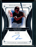 2022 Panini National Treasures James Wood Definitive Ink Auto /99 Nationals