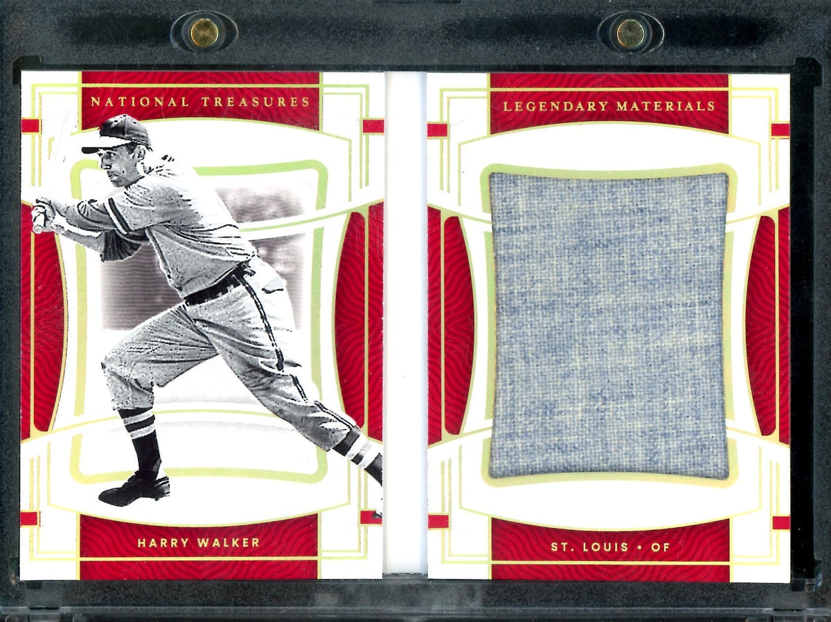 2022 Panini National Treasures Harry Walker Booklet Patch /20 Cardinals