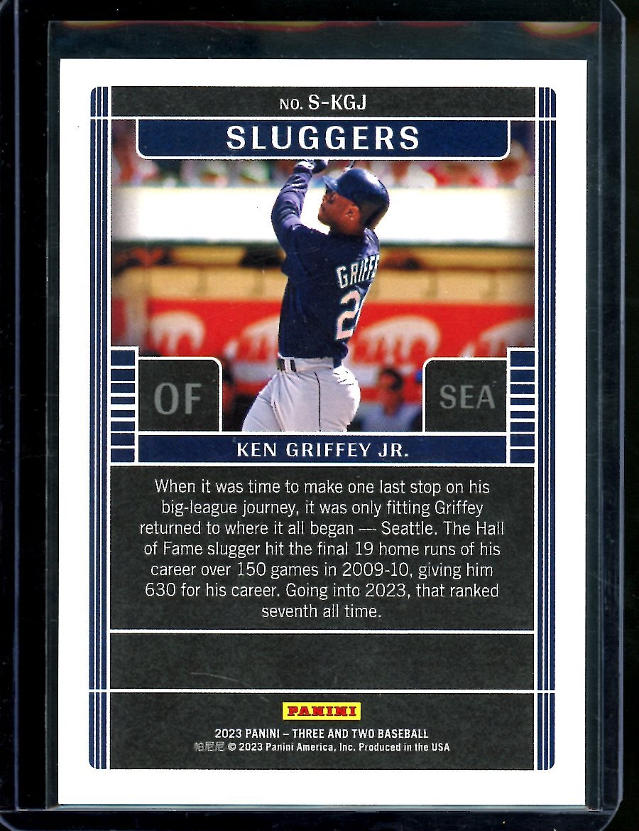2023 Panini Three & Two Ken Griffey Jr. Sluggers /150 Mariners