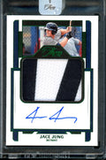 2023 Panini Three & Two Jace Jung Patch Auto Green /5 Tigers