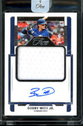 2023 Panini Three & Two Bobby Witt Jr. Patch Auto /75 Royals