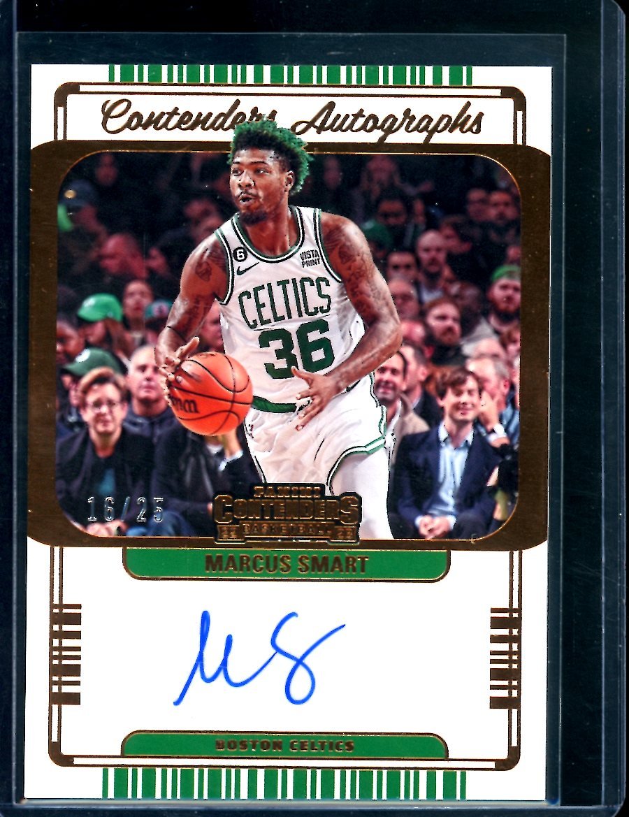 2022/23 Panini Contenders Marcus Smart Auto Bronze /25 Celtics