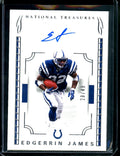 2016 Panini National Treasures Edgerrin James Auto /49 Colts