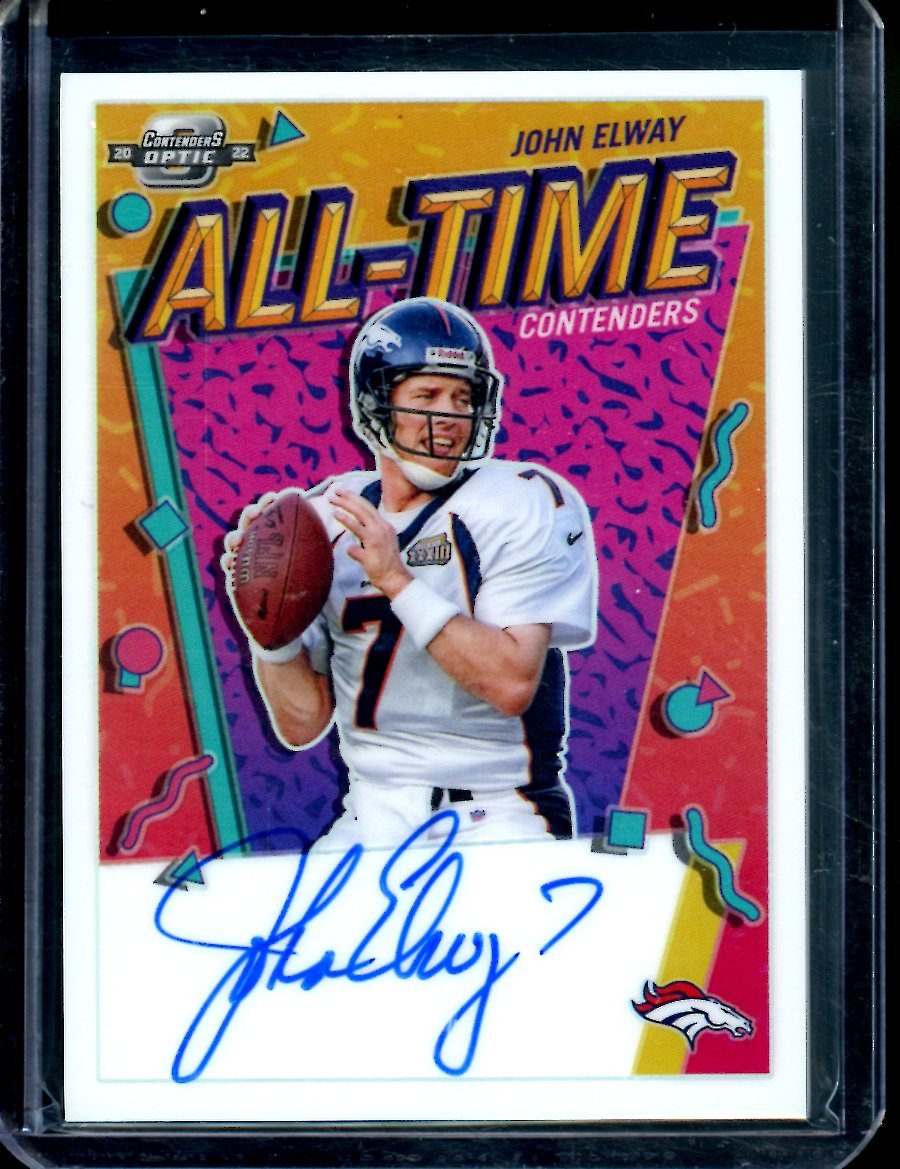2022 Panini Contenders Optic John Elway All-Time Contenders Auto /35 Broncos