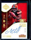 2018 Panini Contenders Nick Chubb Rookie Draft Class Auto /18 Browns