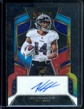 2022 Panini Select Kyle Hamilton Rookie Tie-Dye Die-Cut Auto /25 Ravens