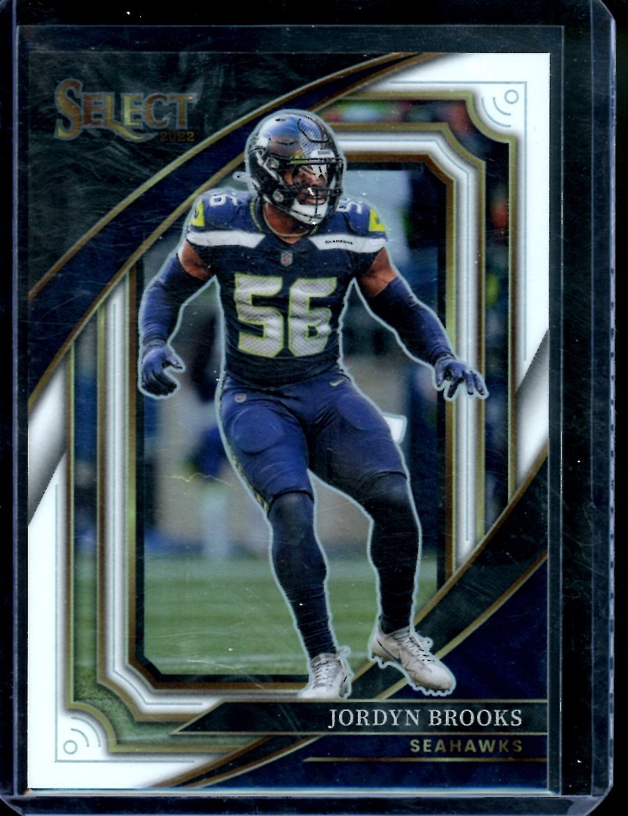 2022 Panini Select Jordyn Brooks Suite Level White /35 Seahawks