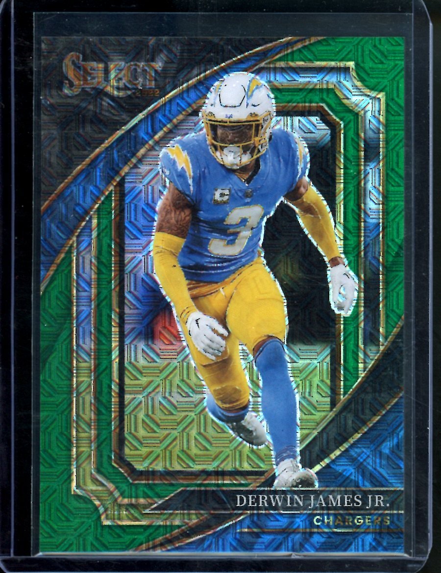 2022 Panini Select Derwin James Jr. Suite Level Green /5 Chargers
