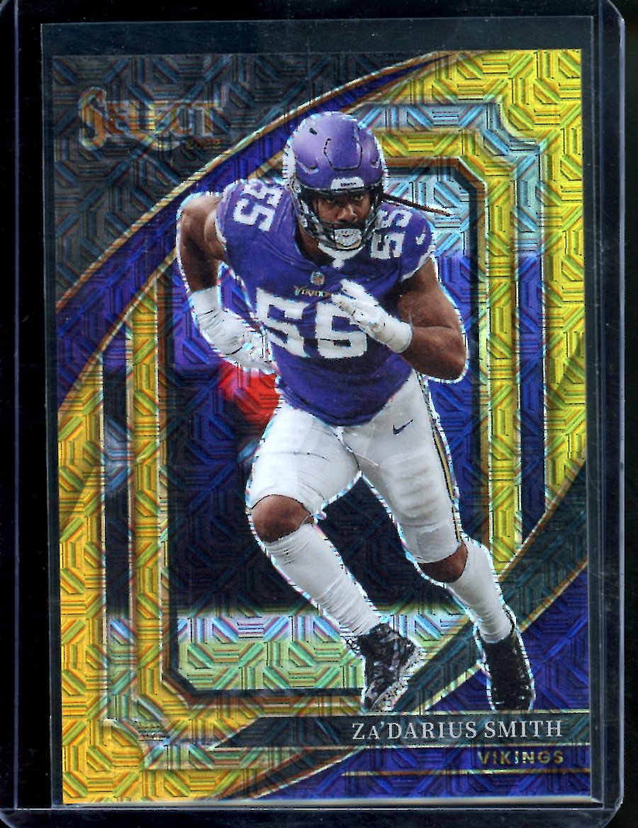 2022 Panini Select Za'Darius Smith Suite Level Gold /10 Vikings