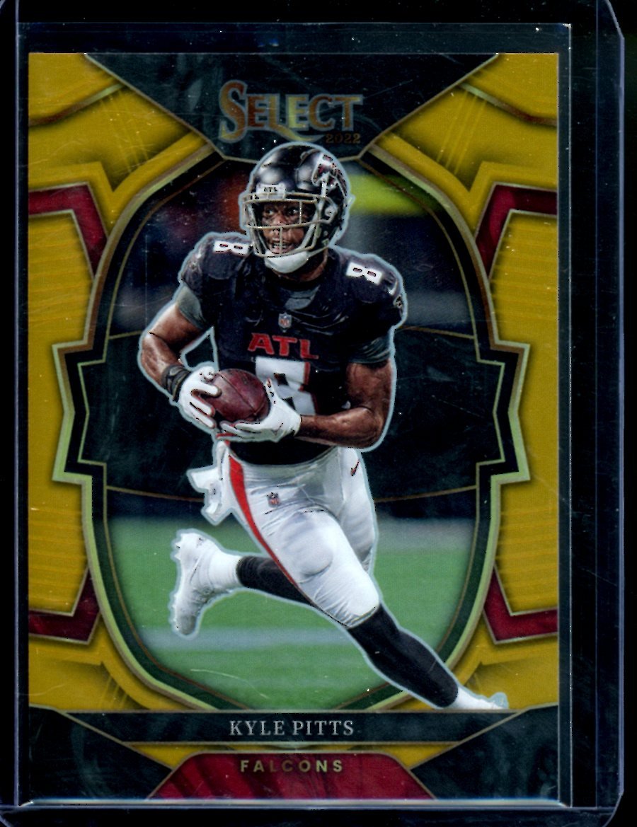 2022 Panini Select Kyle Pitts Concourse Gold /10 Falcons