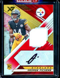2022 Panini XR George Pickens Rookie Auto RPA Red /75 Steelers