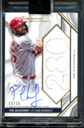 2022 Topps Luminaries Paul Goldschmidt Patch Auto /15 Cardinals