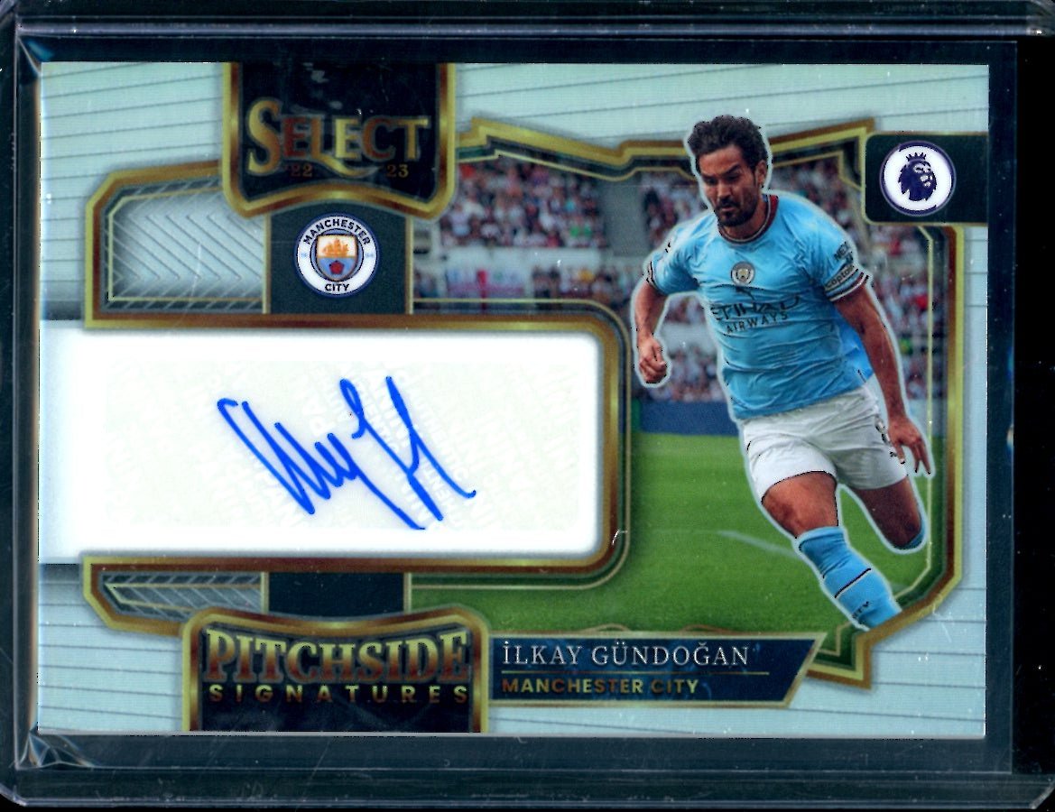 2022/23 Panini Select EPL Ilkay Gundogan Pitchside Signatures Auto Manchester City