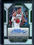 2022/23 Panini Prizm Brook Lopez Signatures Auto Mojo /25 Bucks