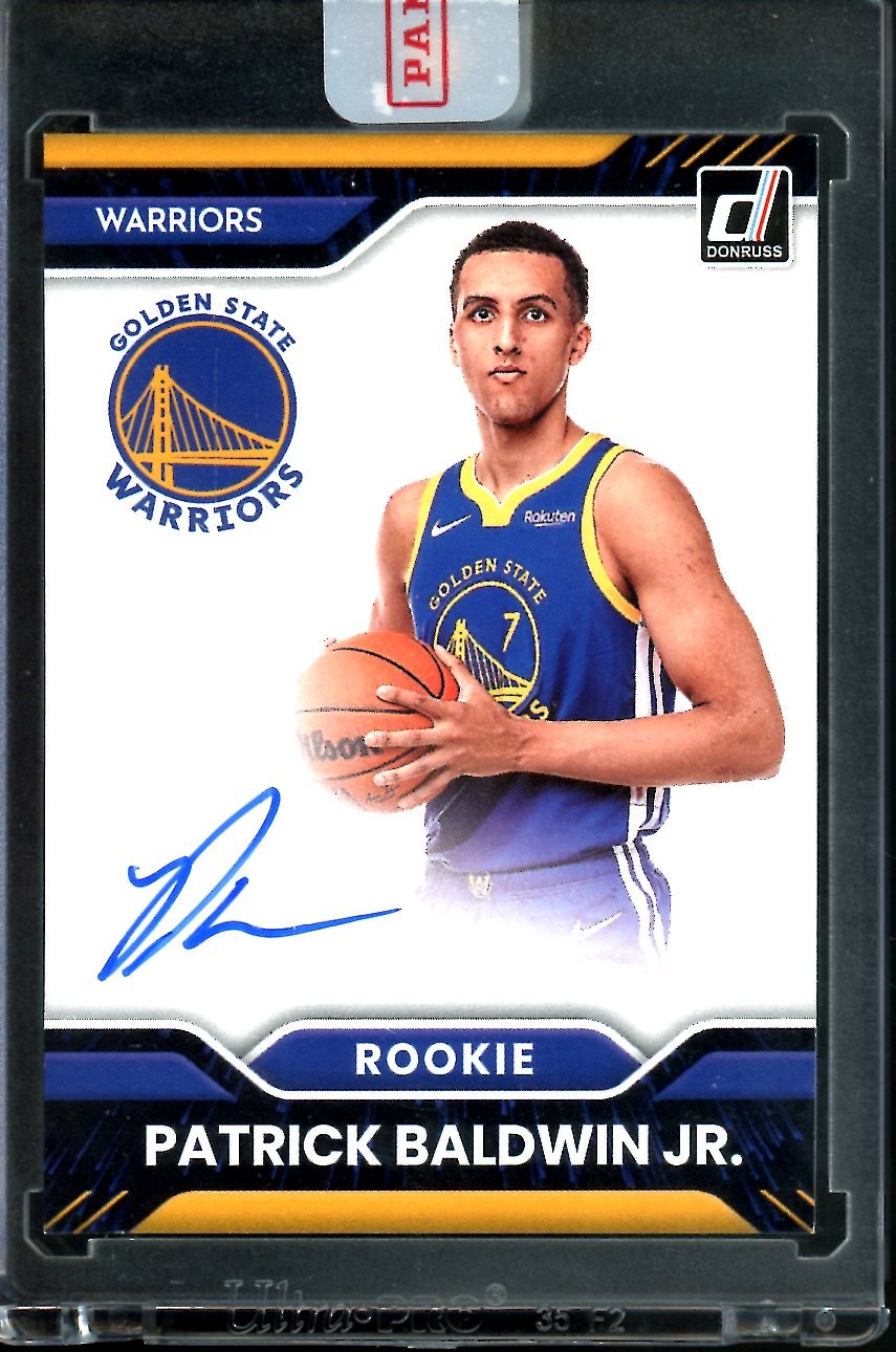 2022/23 Panini Donruss Choice Patrick Baldwin Jr. Rookie Next Day Auto Warriors