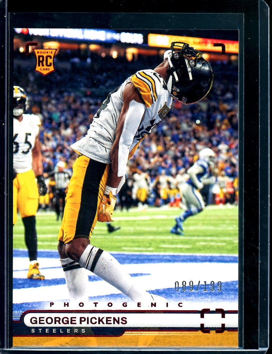 2022 Panini Chronicles Photogenic George Pickens Rookie Red /199 Steelers