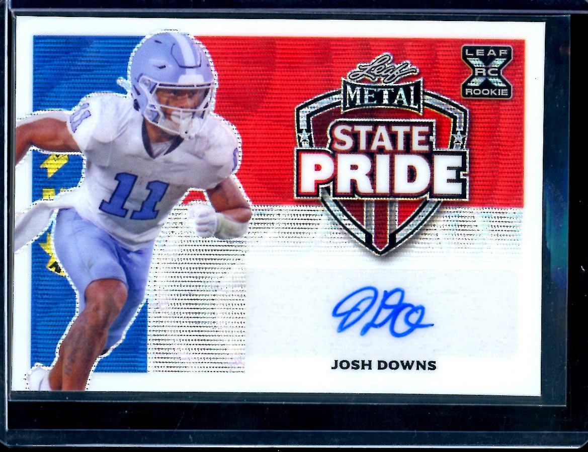 2023 Leaf Metal Josh Downs Rookie State Pride Auto 1/1 Colts