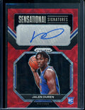 2022/23 Panini Prizm Choice Jalen Duren Rookie Sensational Signatures Auto Pistons