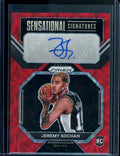 2022/23 Panini Prizm Choice Jeremy Sochan Rookie Sensational Signatures Auto Spurs