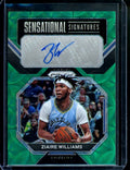 2022/23 Panini Prizm Choice Ziare Williams Sensational Signatures Auto Green Choice /8 Grizzlies