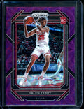 2022/23 Panini Prizm Choice Dalen Terry Rookie Purple Choice /20 Bulls