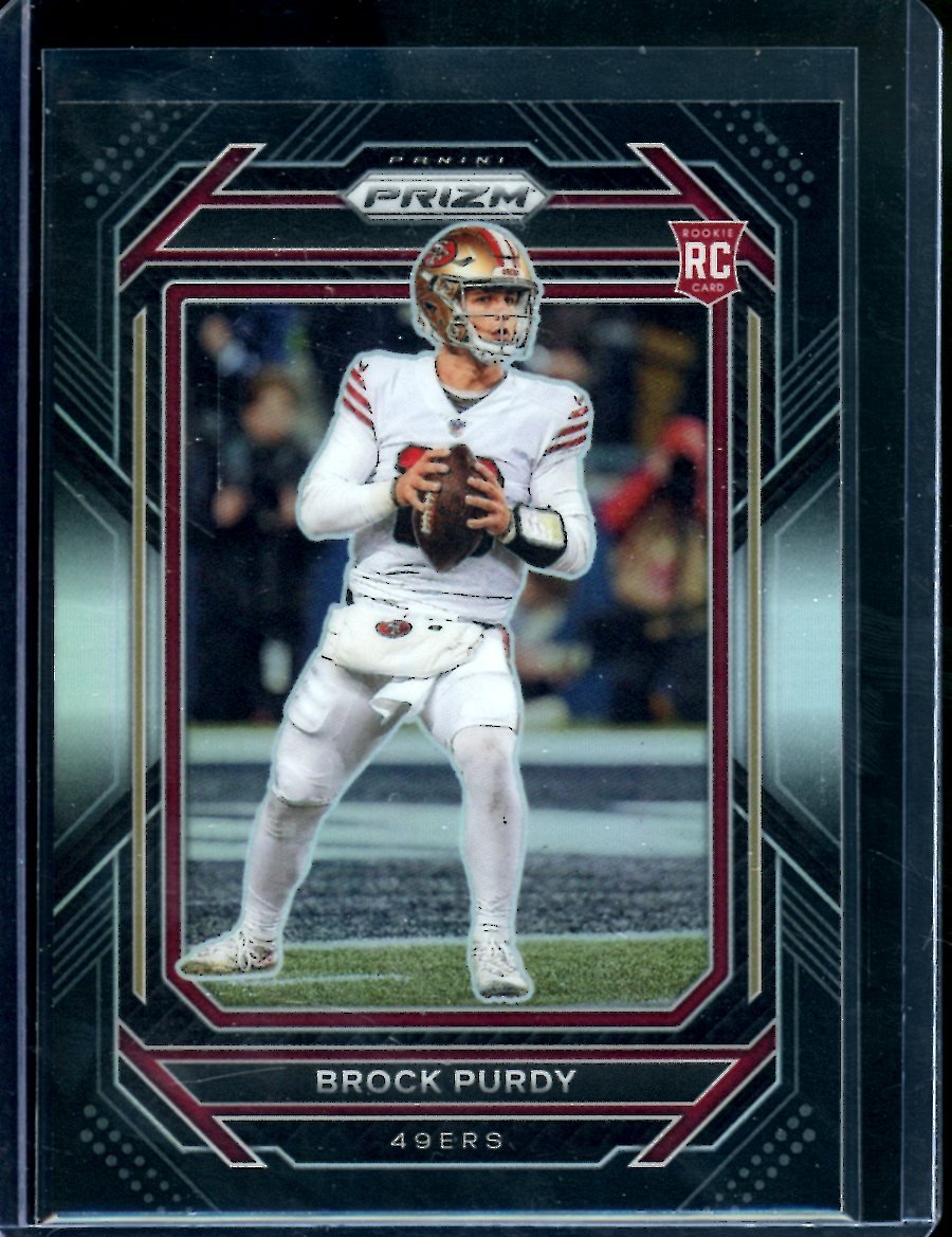 2022 Panini Chronicles Prizm Black Brock Purdy Rookie Silver 49ers