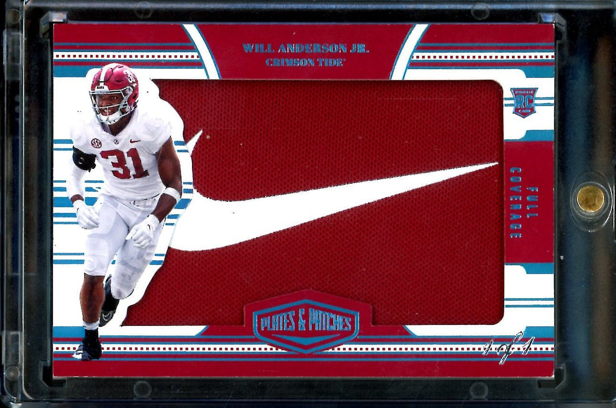 2023 Panini Chronicles Draft Picks Will Anderson Jr. Rookie Nike Patch 1/1 Texans