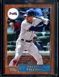 2022 Topps Chrome Ben Baller Freddie Freeman Orange /25 Dodgers