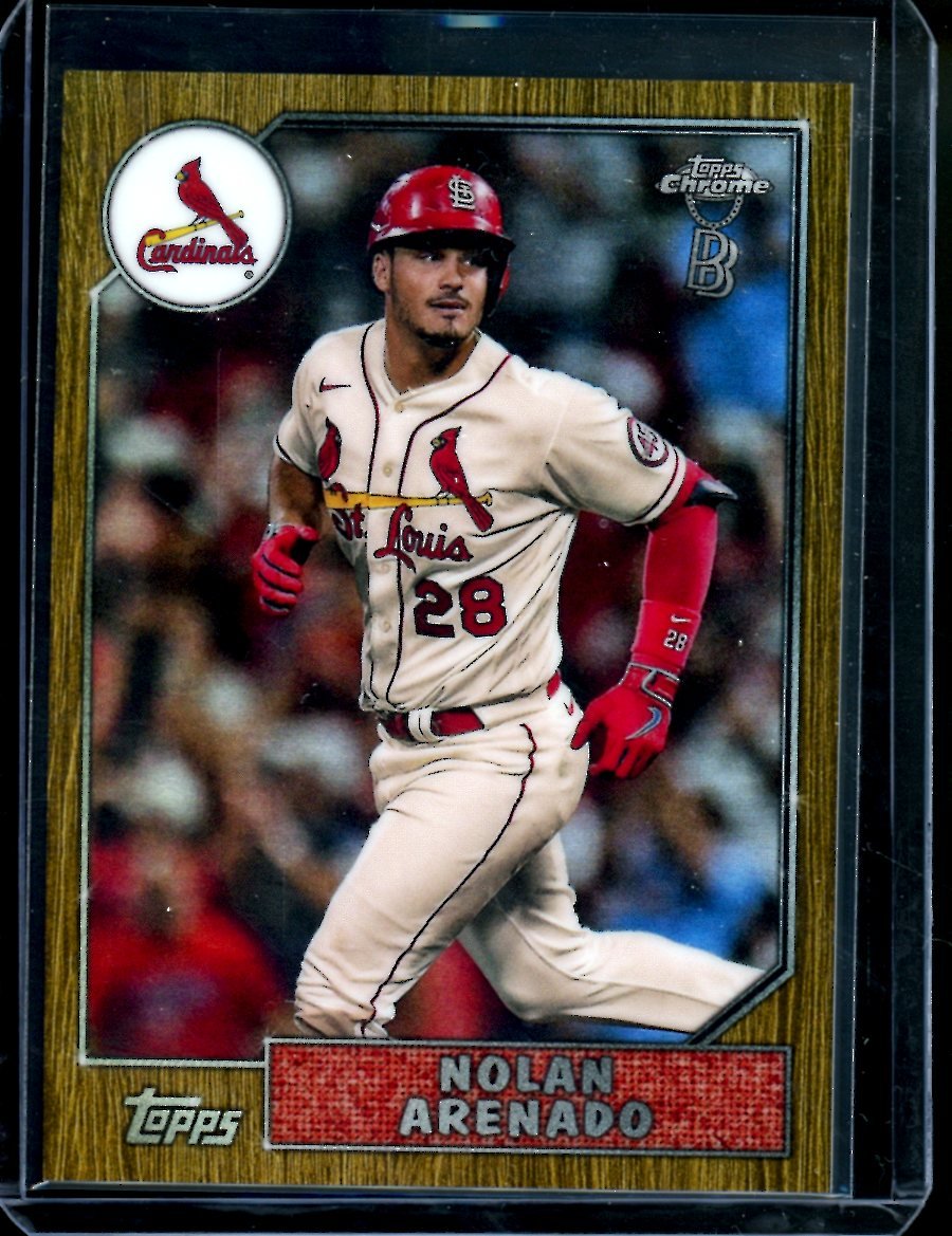 2022 Topps Chrome Ben Baller Nolan Arenado Gold /50 Cardinals