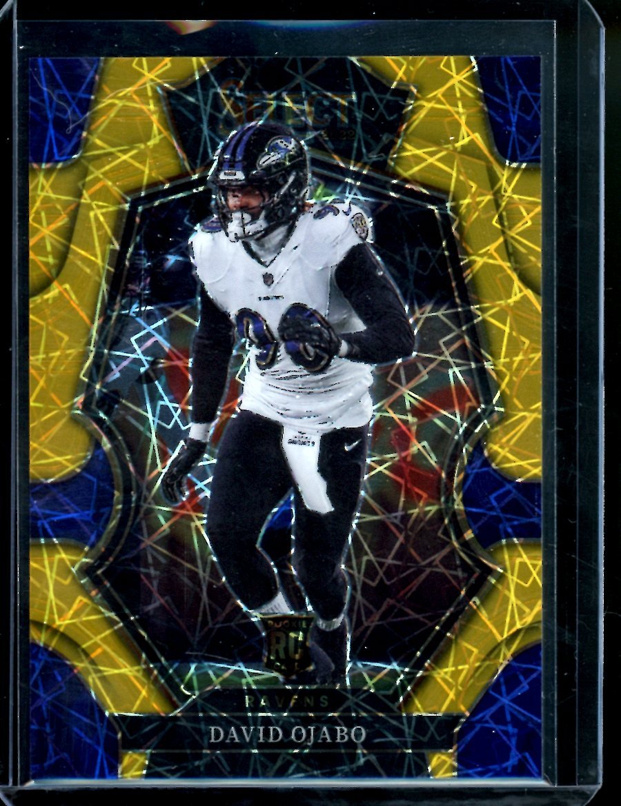 2022 Panini Select David Ojabo Rookie Gold Velocity /10 Ravens