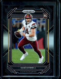 2022 Panini Chronicles Prizm Black Sam Howell Rookie Silver Commanders