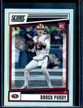 2022 Panini Chronicles Score Brock Purdy Rookie Silver 49ers