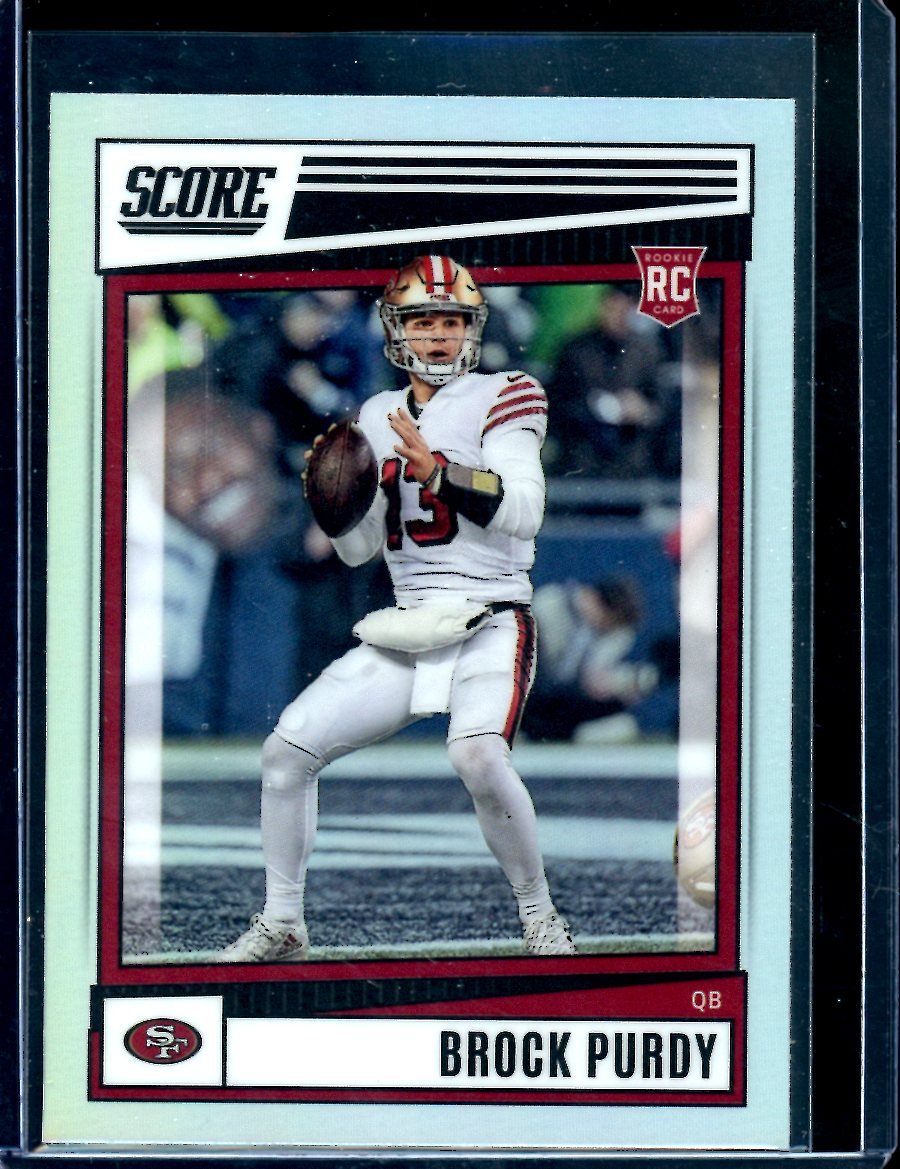 2022 Panini Chronicles Score Brock Purdy Rookie Silver 49ers