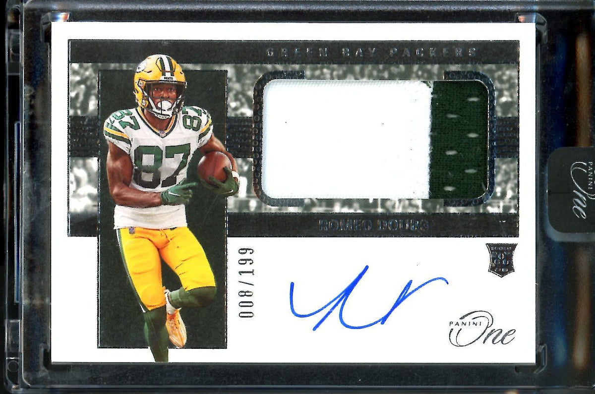 2022 Panini Panini One Romeo Doubs Rookie RPA /199 Packers