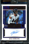 2022 Panini Panini One Kyle Hamilton Rookie Day One Auto /25 Ravens