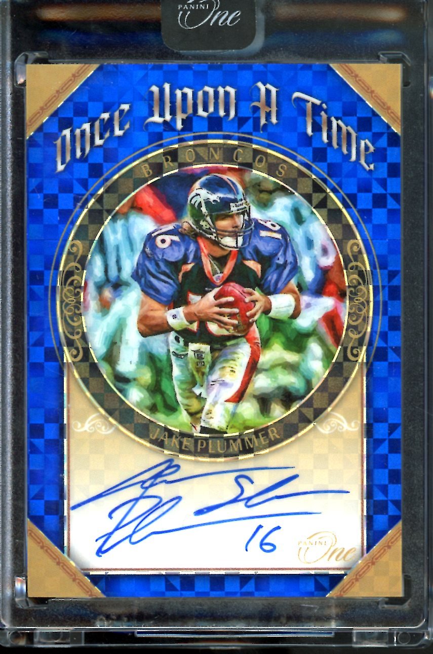 2022 Panini Panini One Jake Plummer Once Upon a Time /75 Broncos