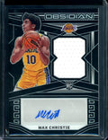 2022/23 Panini Obsidian Max Christie Rookie Auto RPA /99 Lakers
