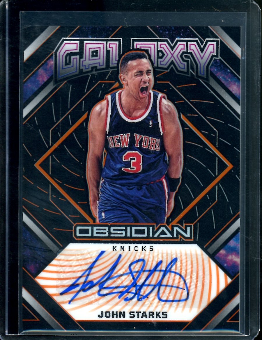 2022/23 Panini Obsidian John Starks Galaxy Auto /50 Knicks