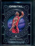 2022/23 Panini Obsidian Shaedon Sharpe Rookie Orbital /75 Trailblazers
