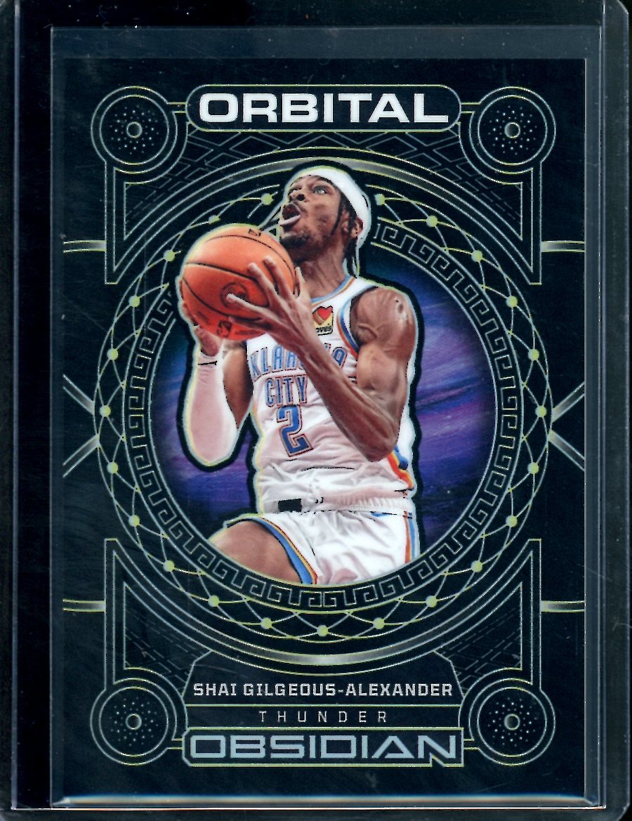 2022/23 Panini Obsidian Shai Gilgeous-Alexander Orbital Gold /10 Thunder