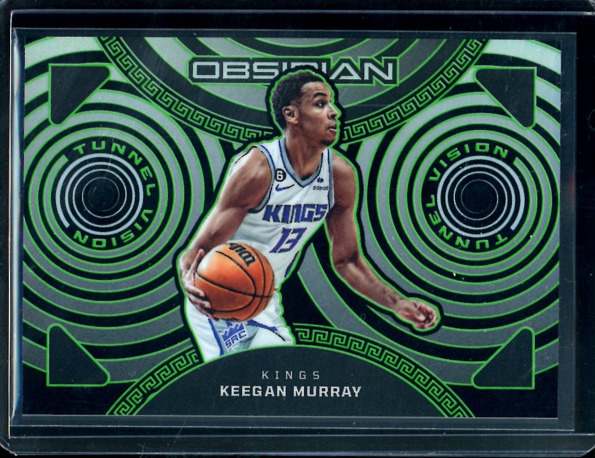2022/23 Panini Obsidian Keegan Murray Rookie Tunnel Vision /25 Kings