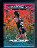 2022/23 Panini Obsidian Pete Maravich Neon Etch Flood SSP Jazz