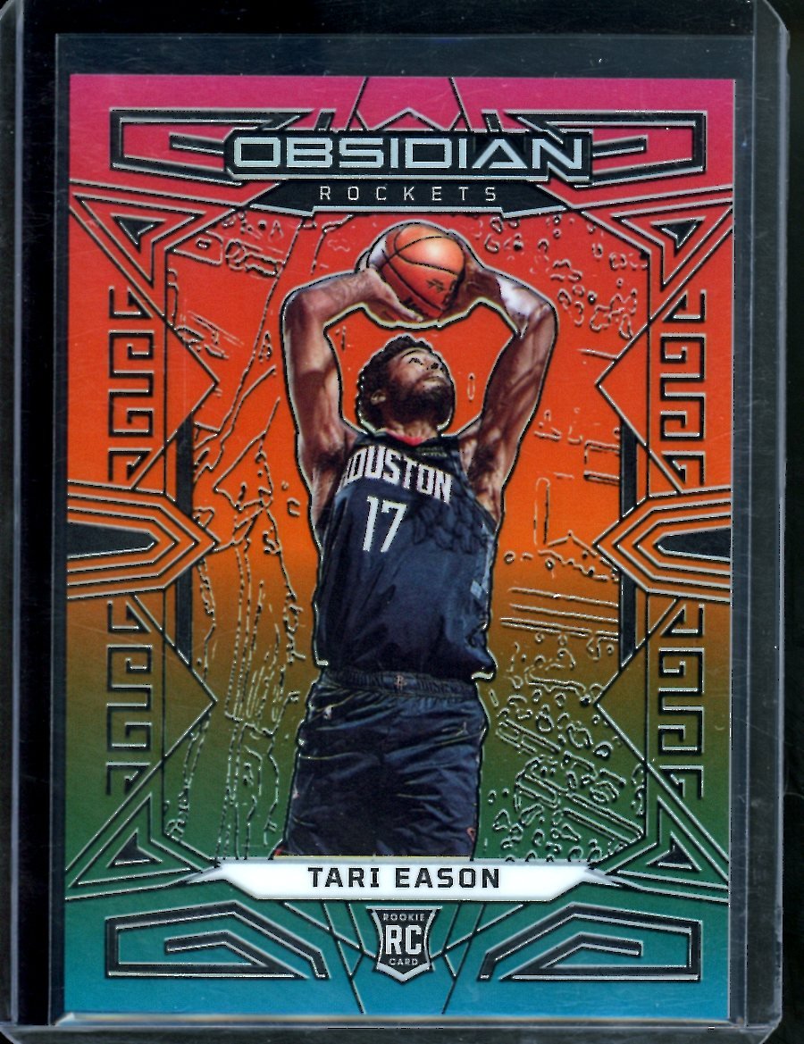 2022/23 Panini Obsidian Tari Eason Rookie Neon Etch Flood SSP Rockets