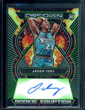 2022/23 Panini Obsidian Jaden Ivey Rookie Eruption Auto /25 Pistons